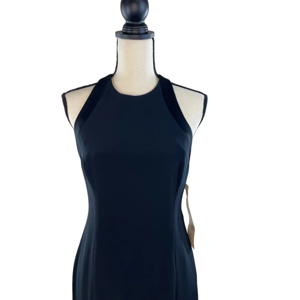 NWT Jones New York Evening Black Formal Gown Size 6 - Picture 3 of 14